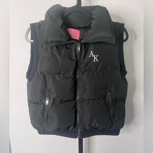 Akira Black Puffer Vest